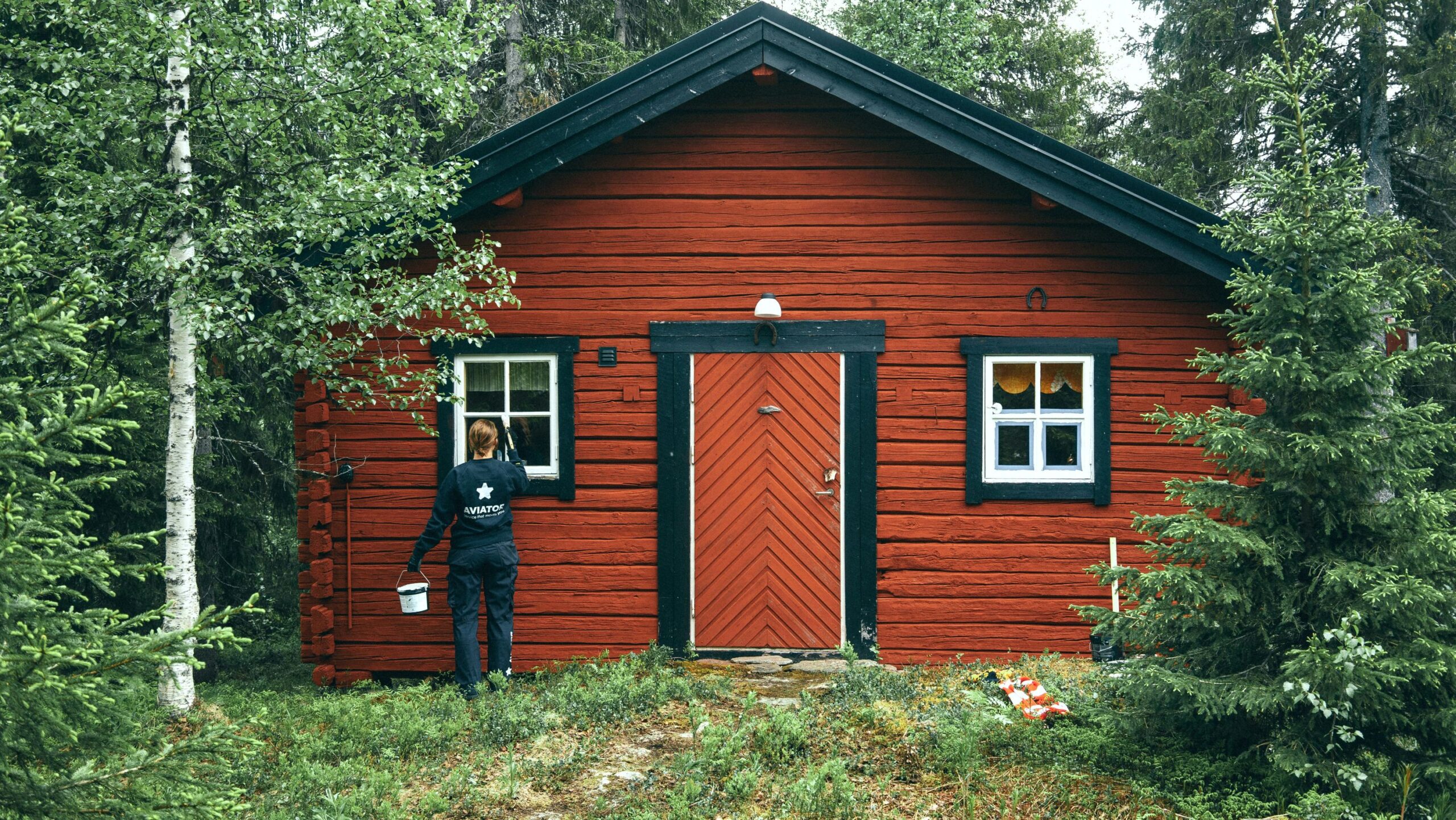 Späd linoljefärg med linolja